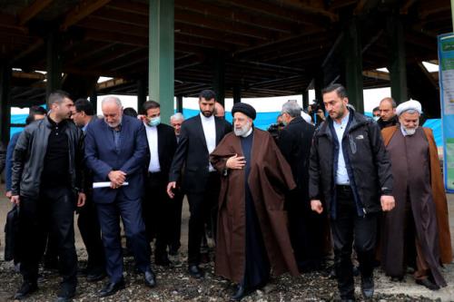 بازدید رئیسی از پروژه پلی کلینیک نسیم شهر