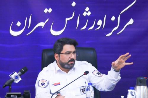 اورژانس تهران هفته گذشته ۲۴۴۷۲ ماموریت انجام داد