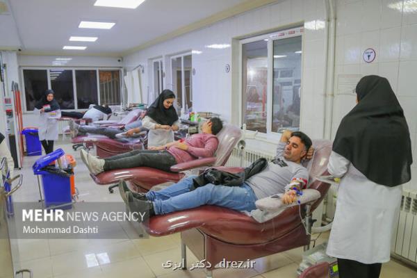 تامین خون مورد نیاز بیماران در تعطیلات نوروزی